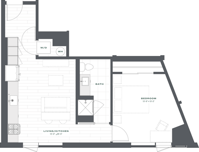 Floorplan - Triangle Square