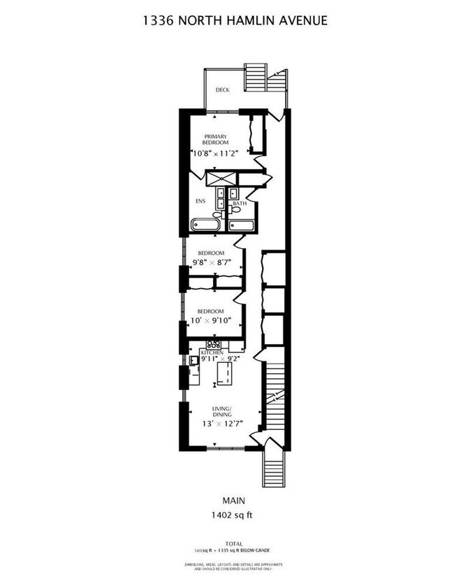 Building Photo - 1336 N Hamlin Ave