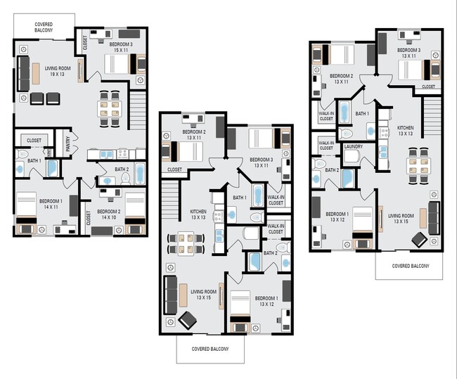 3 bedroom flat second floor - Elevate Student Living