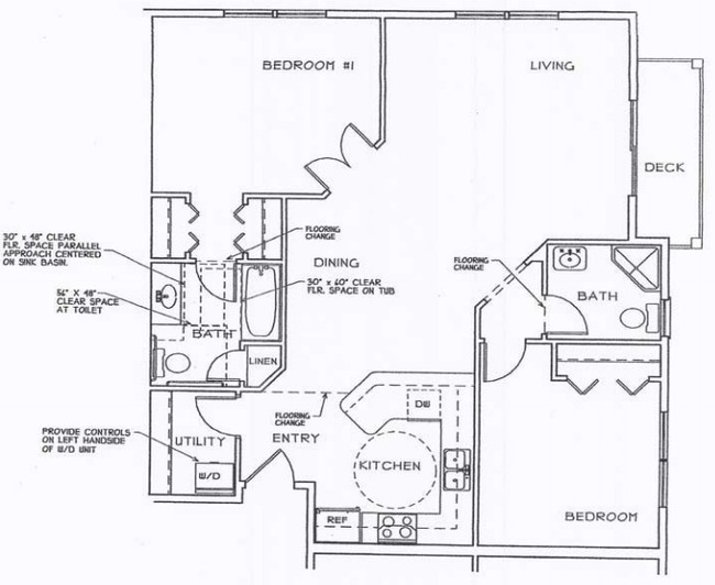 2 Bedroom, 1 3/4 Bath - Quarry Hill Apartments