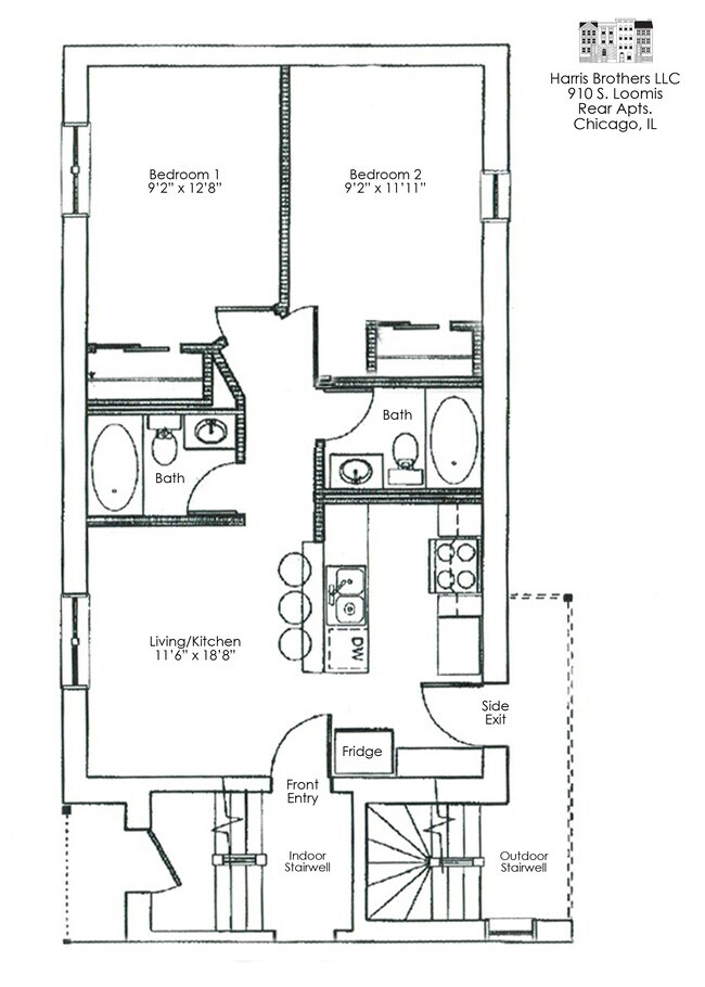 Floorplan - Harris Point Chicago