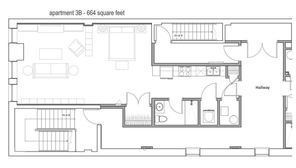 Unit #3B - 124 S Main St