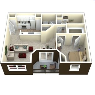 1BR/1BA - Camden Reunion Park