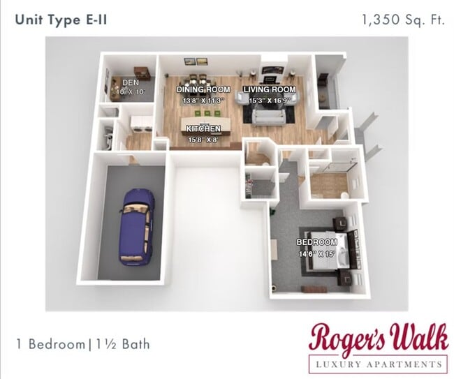 Floorplan - ROGER'S WALK APARTMENTS