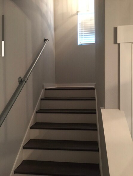 Upgraded plumbers pipe railings - 14890 Granada Dr