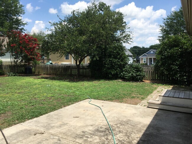 backyard and parking space off alley - 611 E Martin St