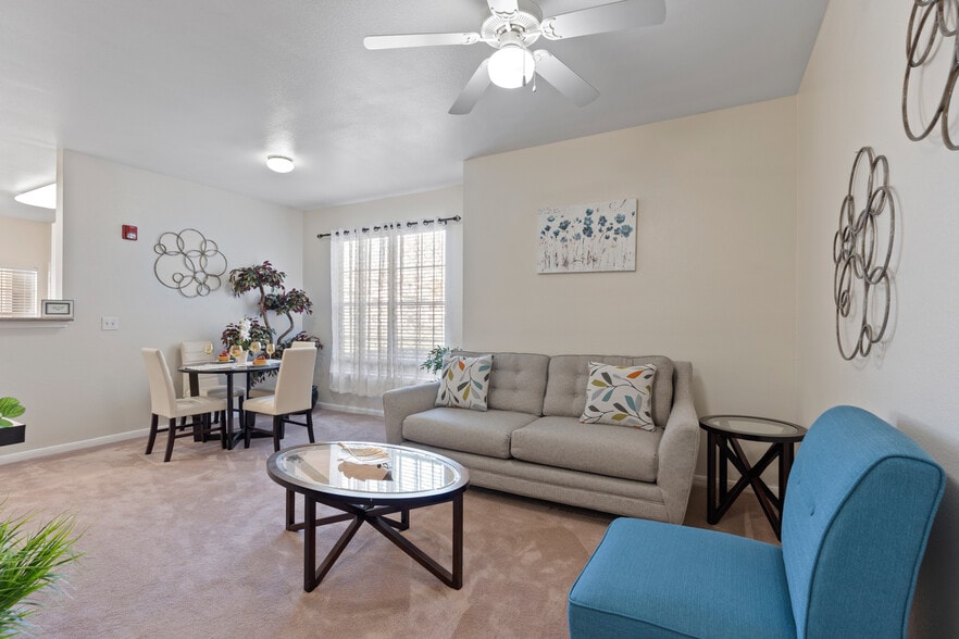 2 Bed TH Livingroom area - Ranchview Townhomes
