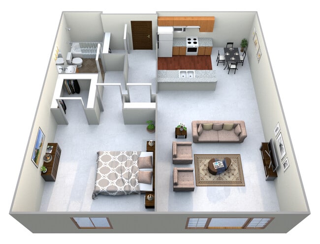 Floorplan - Sunrise Court Apartments