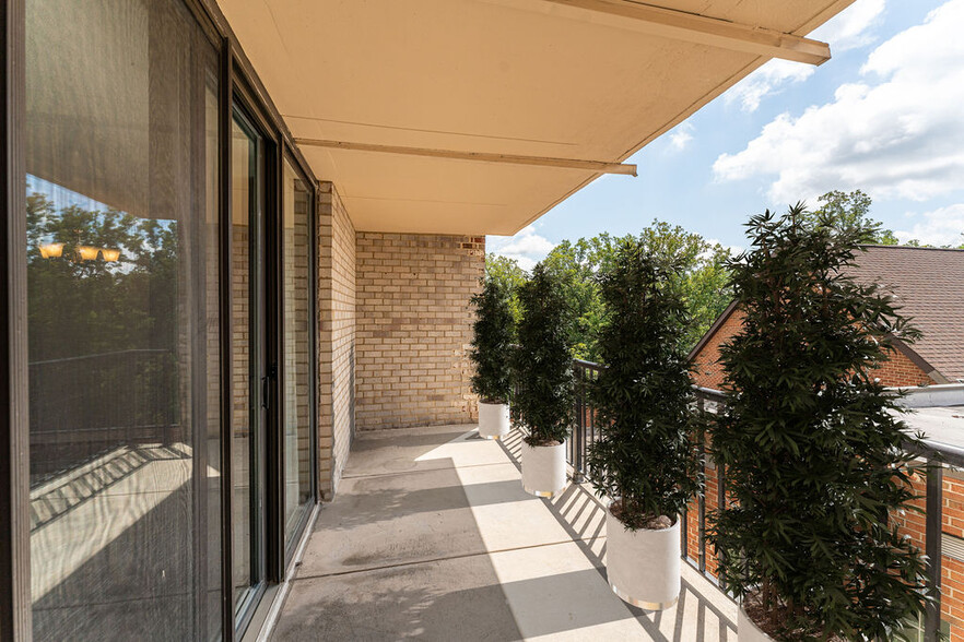 Large sliding door opens to private balcony! - 4242 East West Hwy