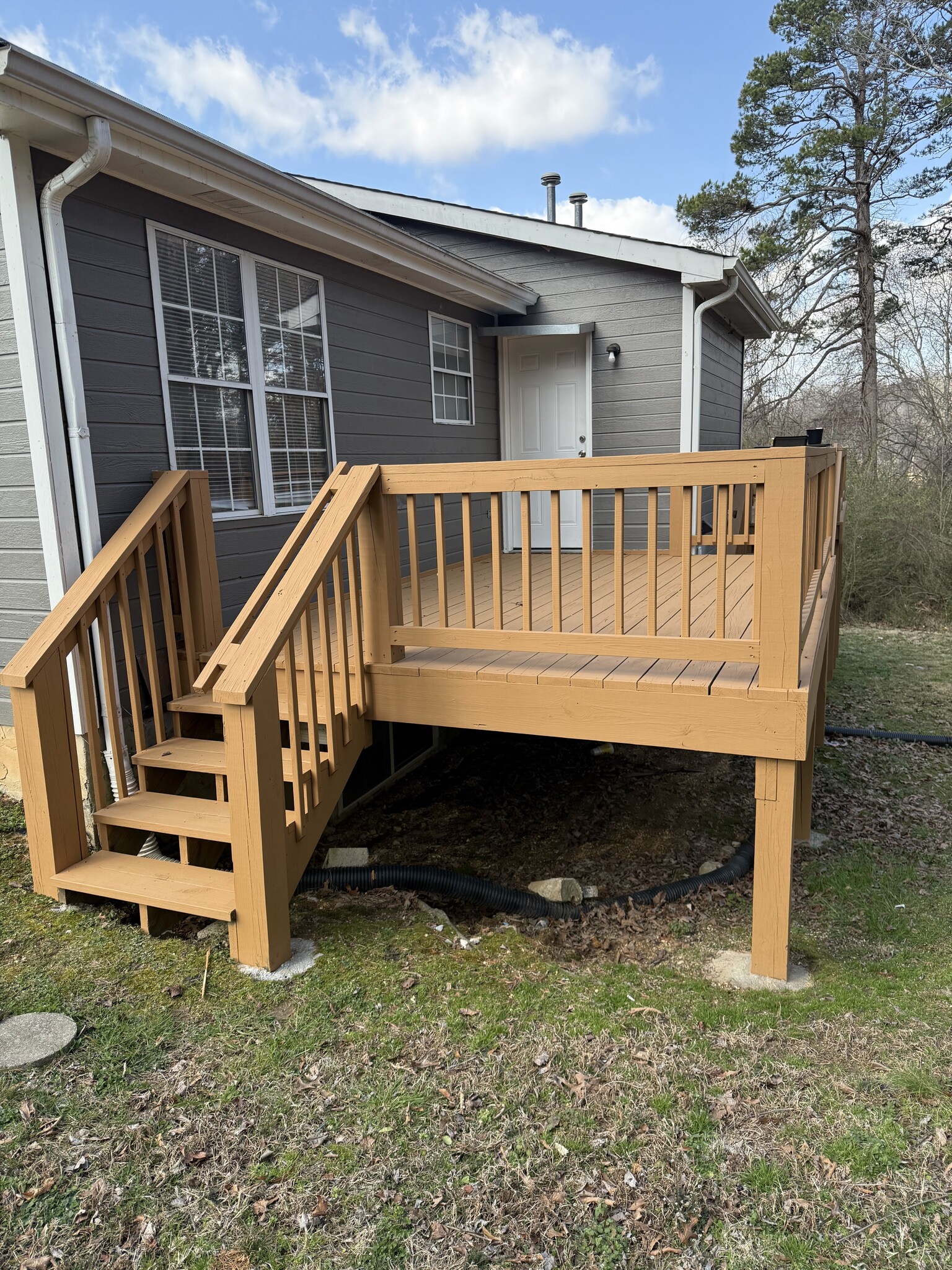 Back Door and Deck - 8623 Leatherwood Trl