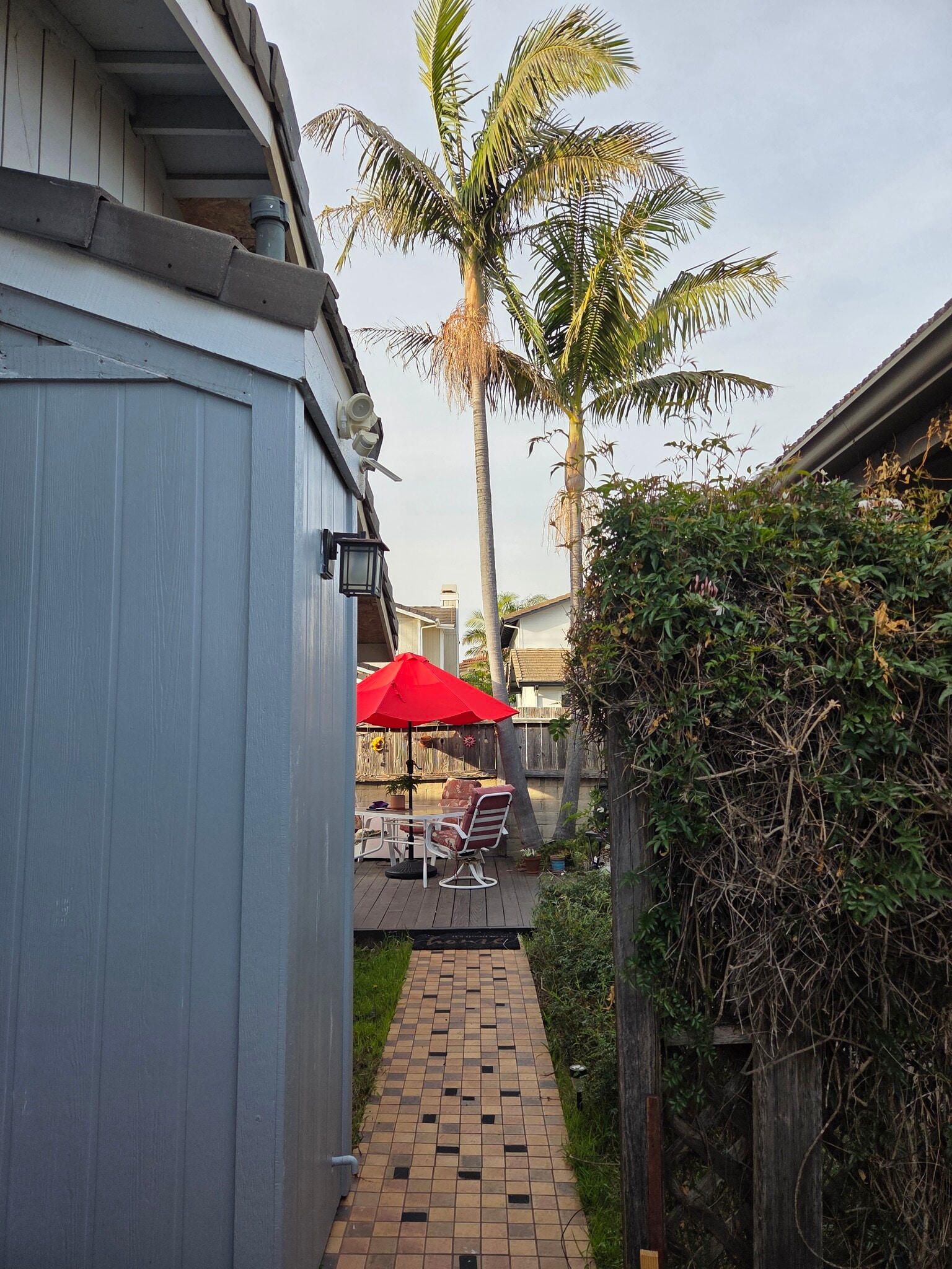 Pathway entrance to studio - 1945 La Jolla Ct