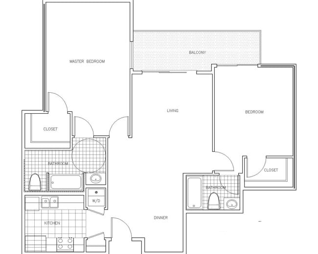 Venezia 2x2 floor plan PR SM Venezia LLC - PR SM Venezia LLC