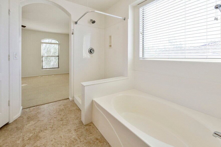 Primary separate shower and bath tub - 2404 W Silver Sage Ln