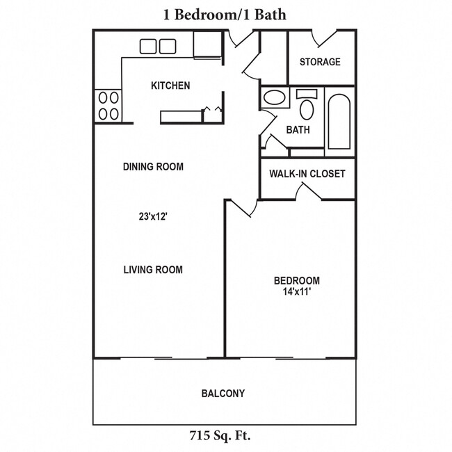 Floorplan - Indian Lookout Apartments