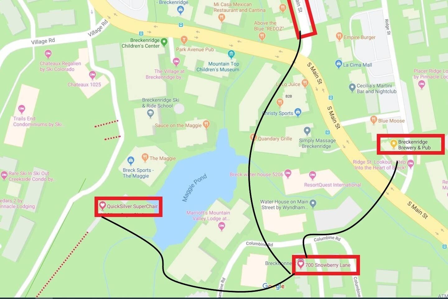 Walk everywhere - 700 Snowberry Ln