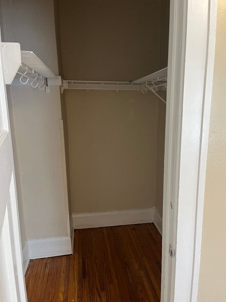 Walk-in closet in bedroom one - 1623 Parmele St