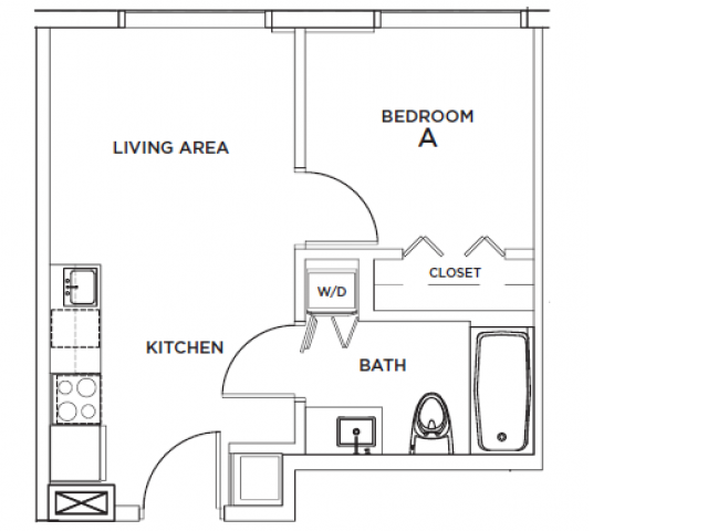 1E - The One at University City - Student Housing