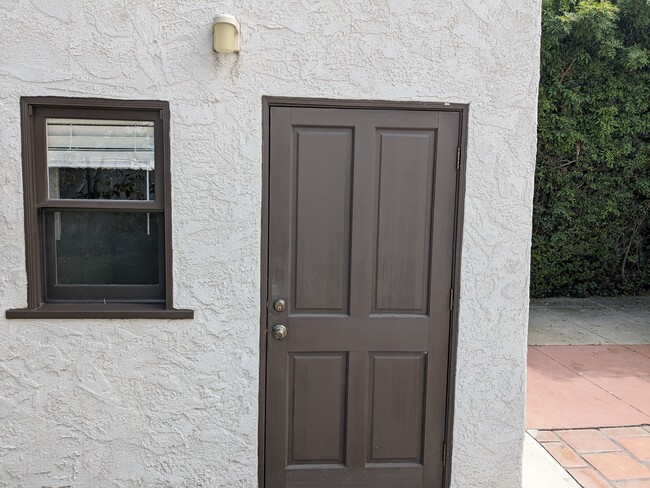 Private front door - 3536 Cerritos Ave