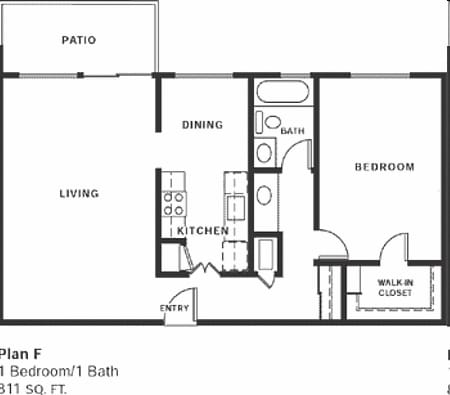Coyote 2D Floor Plan - Creekside Terrace