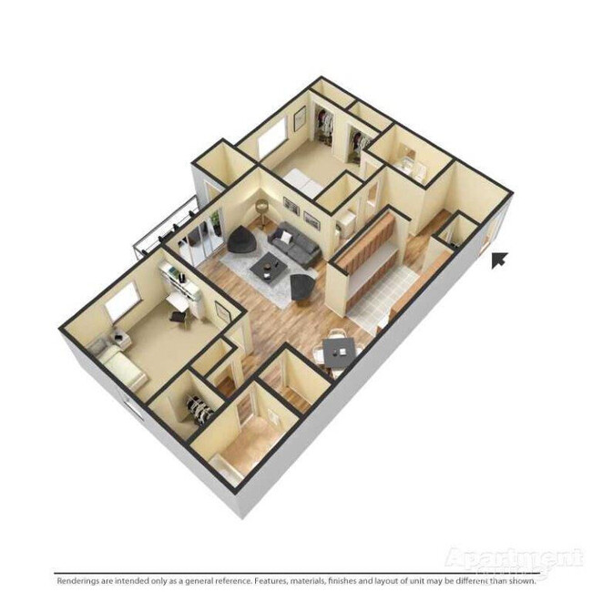 Floorplan - Falcon Pointe Apartments