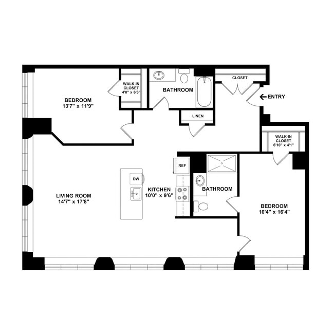 Floorplan - Residences at Mill 8 and 10 (A 55+ Senior Community)
