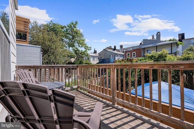 Private Deck off 2nd bedroom - 217 S Regester St