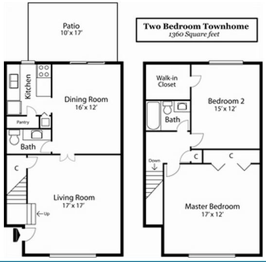 2BTh,2BThF - The Jeffersonian Apartments Of Indianapolis