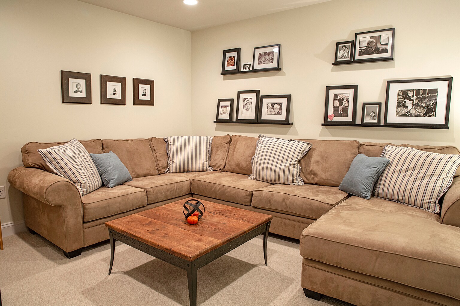 Lower Level Family Room - 1114 Hyde Ln