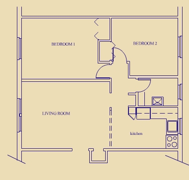 2BR/1BA - Maurette Manor Apartments