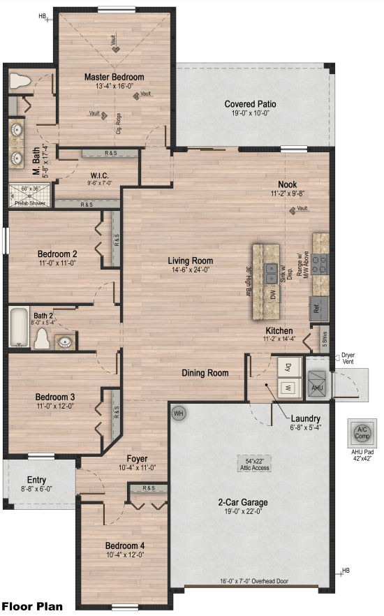 Floorplan - The Groves at Lake Ella