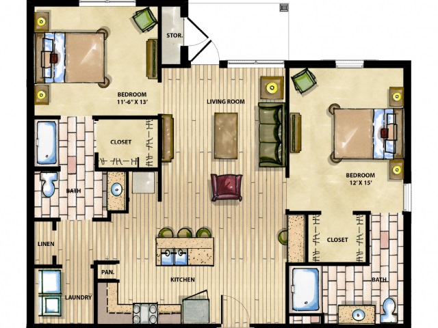 Floorplan - Hall Creek