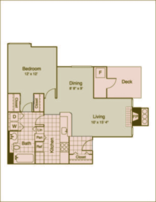 Floorplan - Chestnut Ridge Apartment Homes