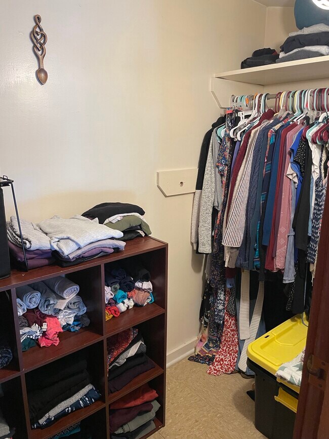 Loft walk-in closet - 137 Oak St