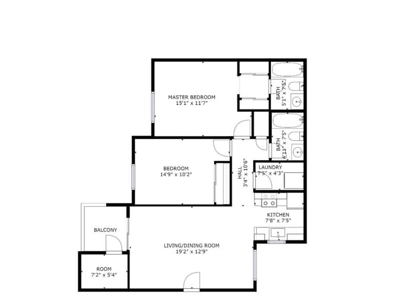 Floor Plan - 880 E Fremont Ave