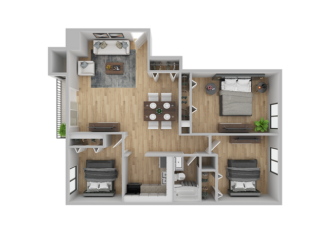 Lindenbrooke-3BD-1Bath-953sqft (1) - Lindenbrooke