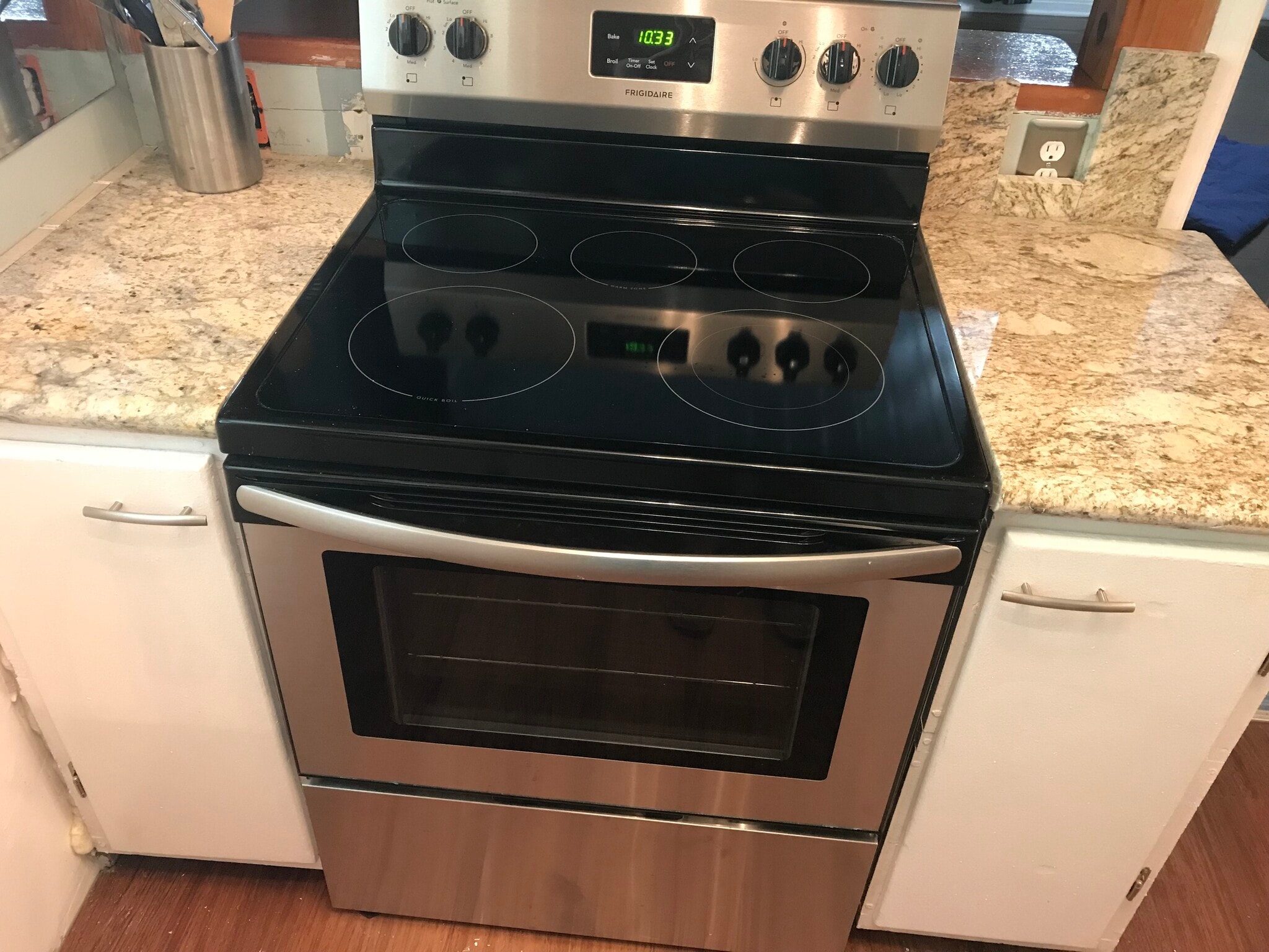 New 5-burner flat top stove - 1407 W Church St