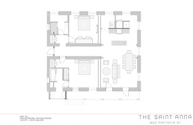 Floorplan - The Saint Anna