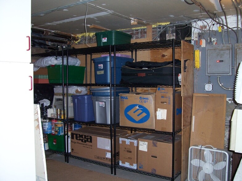 Storage shelf in basement - 3538 N Reta Ave
