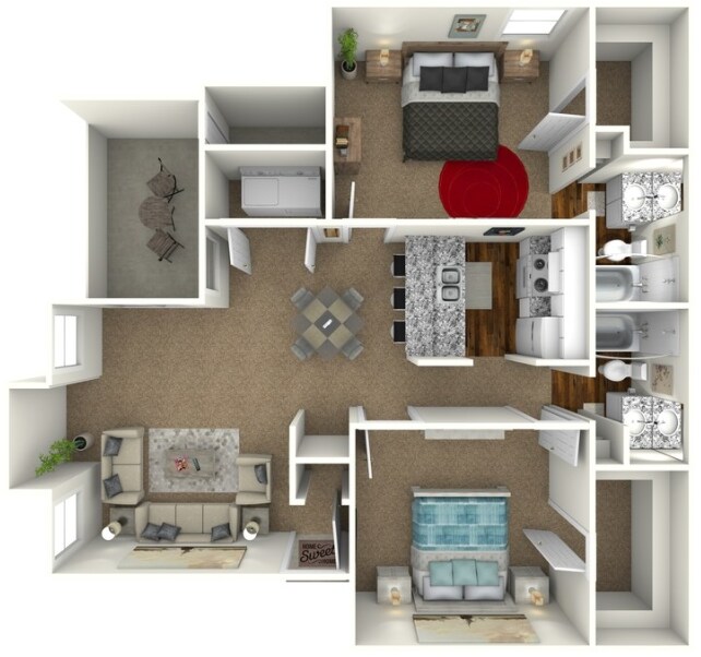 Floorplan - Hawke Apartment Homes