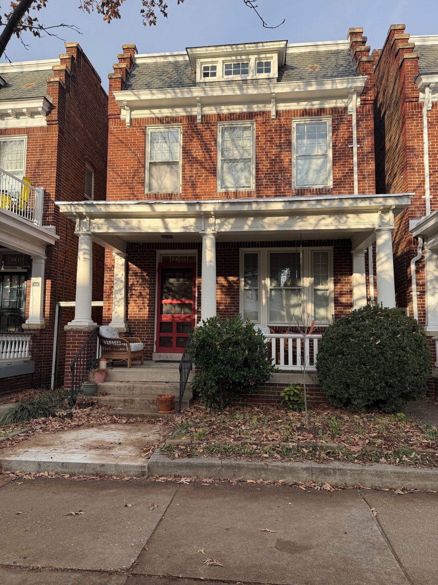 Front Porch and Swing - 2808 Floyd Ave