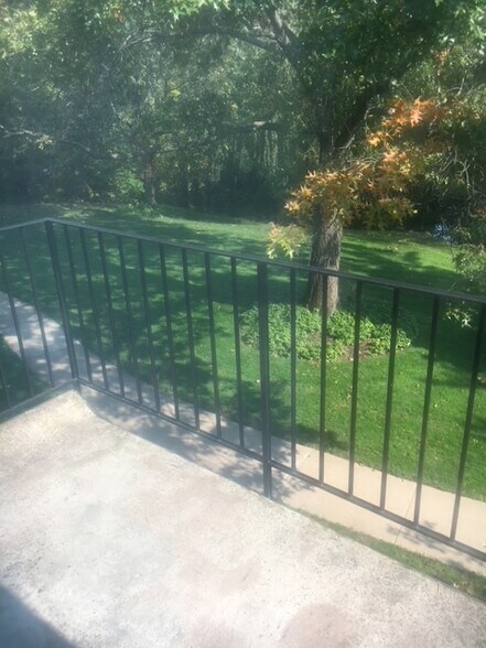 Balcony overlooking Pool and Lake - 1250 Park Ave W