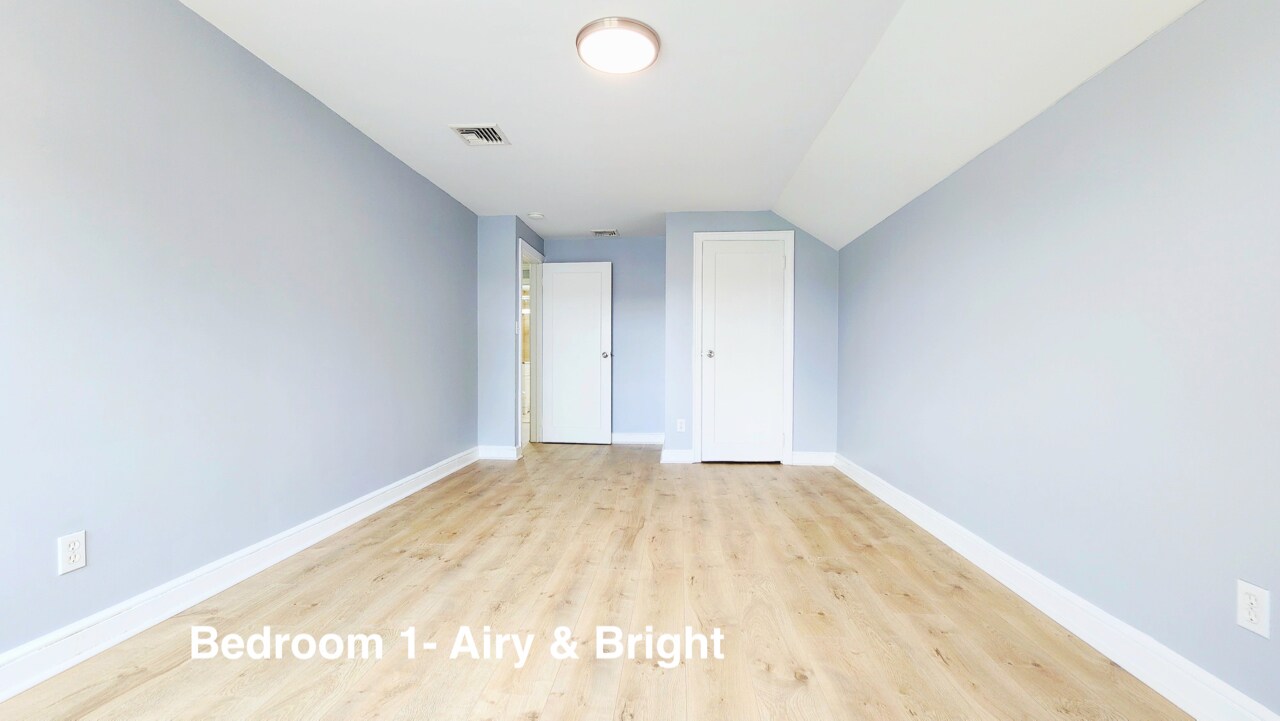 Bright & Airy Bedroom 1 - 63 Hamilton Ave