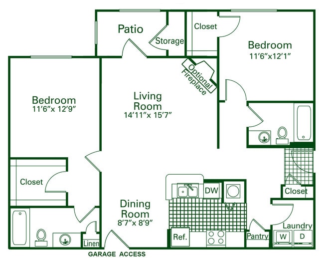 Floorplan - Verandas at Taylor Oaks