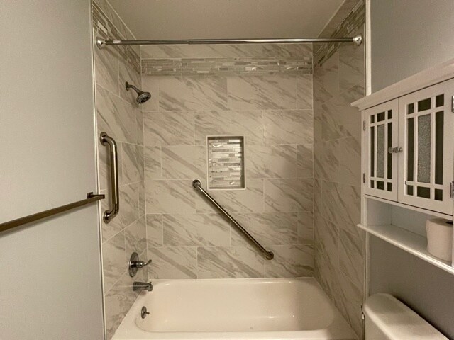 New tub tile and grab bars - 1804 Colonial Village Way