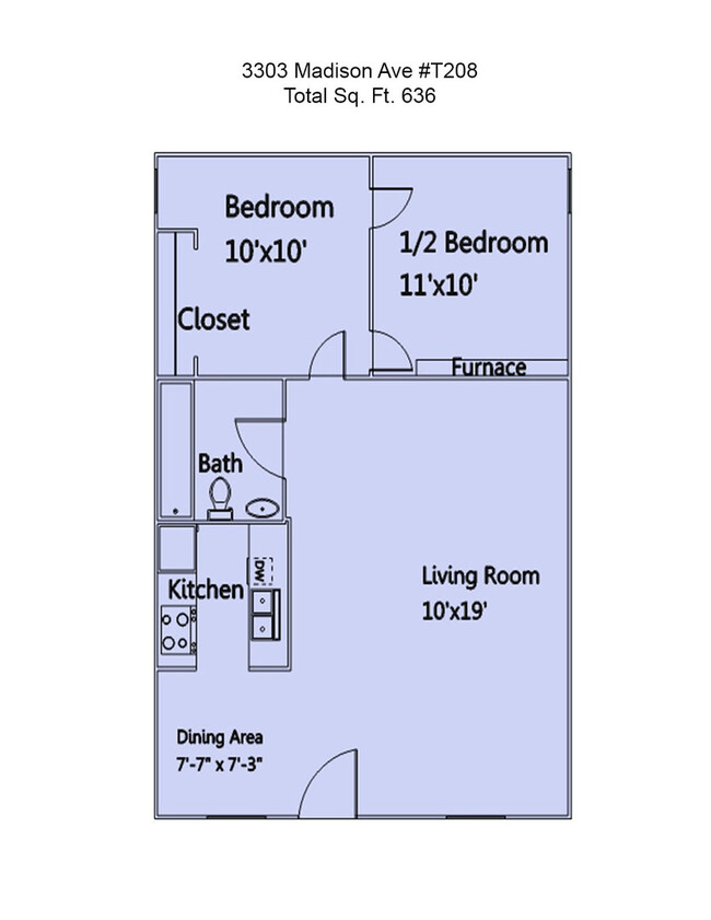 Building Photo - 1 Bd. w/ Study, inexpensive utilities