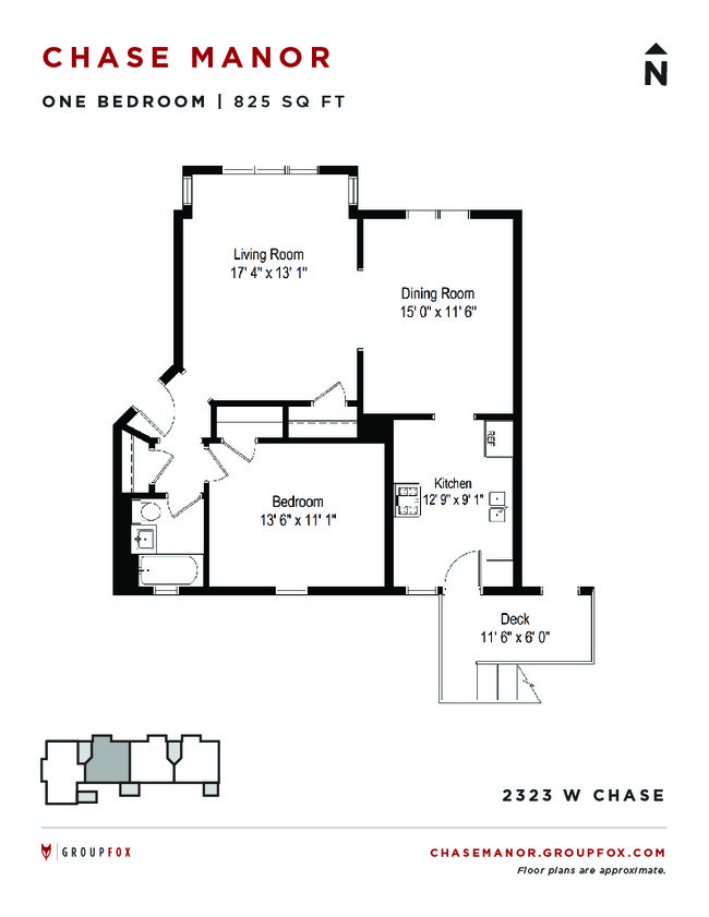 Floorplan - Chase Manor