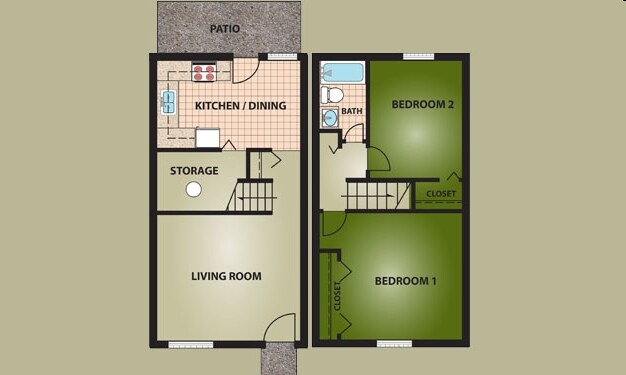 2BR/1BA - Southland Village