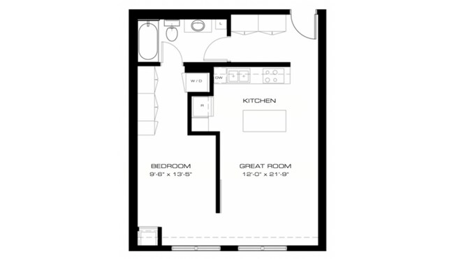 Floorplan - East River Apartments
