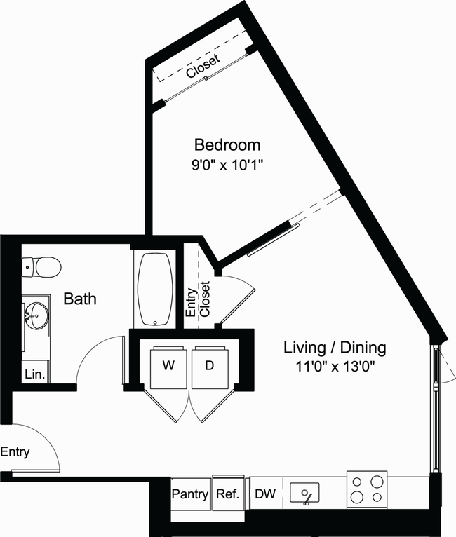 Floorplan - Chloe on Madison