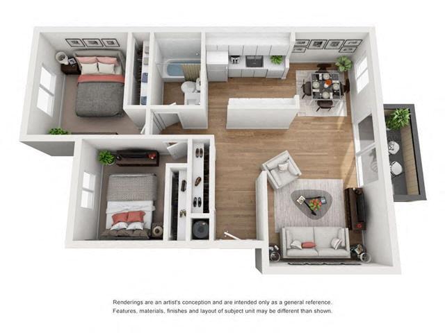 Floorplan - Parc Medallion Apartments